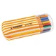 Tűfilc készlet, 0,4 mm, STABILO "Point 88 Zebrui", 20 különböző szín 20 db