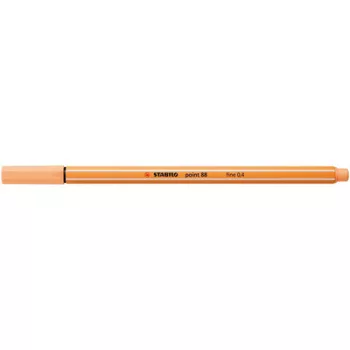   Tűfilc, 0,4 mm, STABILO "Point 88", világosnarancs 1 db