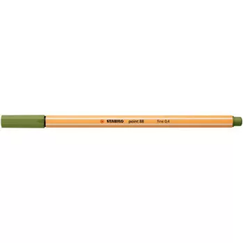   Tűfilc, 0,4 mm, STABILO "Point 88", moha zöld 1 db