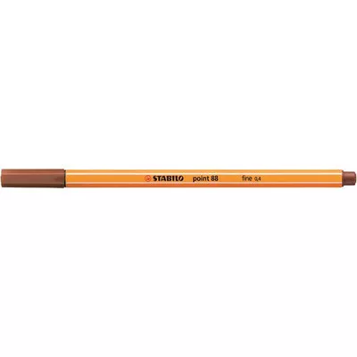 Tűfilc, 0,4 mm, STABILO "Point 88", vörösesbarna 1 db