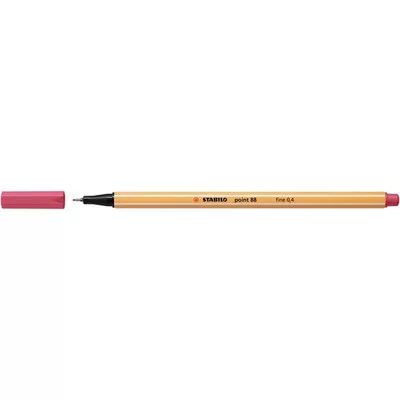 Tűfilc, 0,4 mm, STABILO "Point 88", eperpiros 1 db