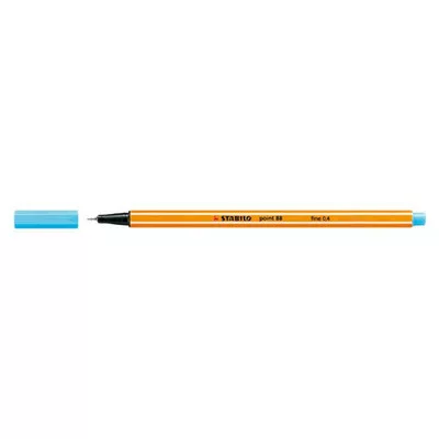 Tűfilc, 0,4 mm, STABILO "Point 88", azúrkék 1 db