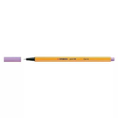 Tűfilc, 0,4 mm, STABILO "Point 88", pasztell-lila 1 db