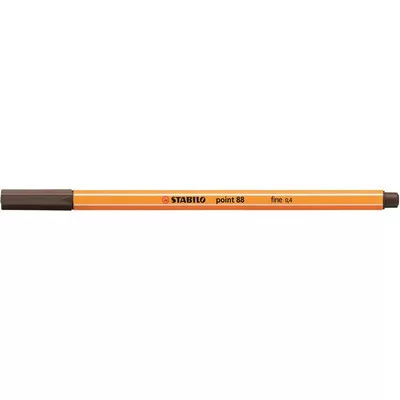 Tűfilc, 0,4 mm, STABILO "Point 88", umbrabarna 1 db