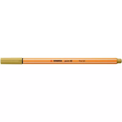 Tűfilc, 0,4 mm, STABILO "Point 88", khaki 1 db
