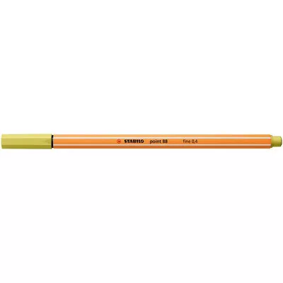 Tűfilc, 0,4 mm, STABILO "Point 88", mustár 1 db