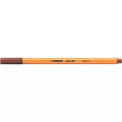 Tűfilc, 0,4 mm, STABILO "Point 88", vörösbarna 1 db