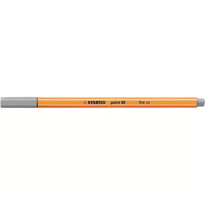 Tűfilc, 0,4 mm, STABILO "Point 88", közép jégszürke 1 db