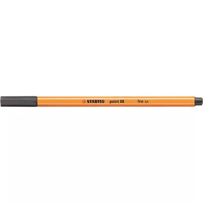 Tűfilc, 0,4 mm, STABILO "Point 88", sötét jégszürke 1 db