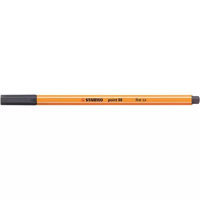 Tűfilc, 0,4 mm, STABILO "Point 88", payne-szürke 1 db