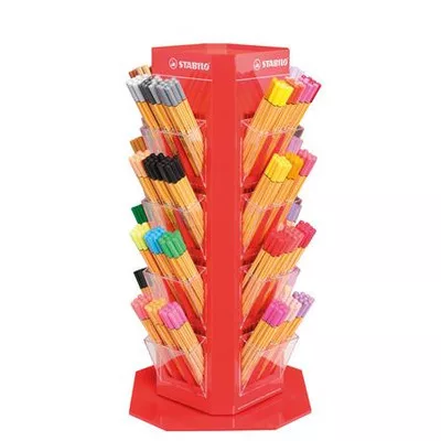 Tűfilc display csomag, 0,4 mm, STABILO "Point 88" 2 disp