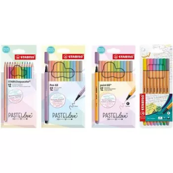   Színező készlet csomag 2024, STABILO "Pastellove"