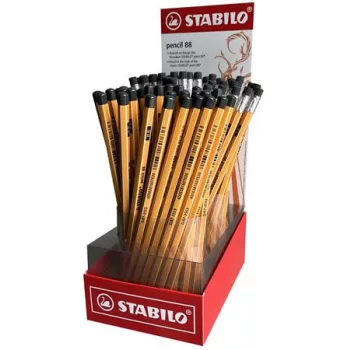  Grafitceruza display, HB, hatszögletű, STABILO "Pencil 88"