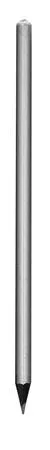 Ceruza, ezüst, fehér SWAROVSKI® kristállyal, 14 cm, ART CRYSTELLA® 1 db