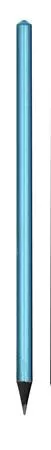Ceruza, metál kék, aqua kék SWAROVSKI® kristállyal, 14 cm, ART CRYSTELLA® 1 db