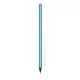 Ceruza, metál kék, aqua kék SWAROVSKI® kristállyal, 14 cm, ART CRYSTELLA® 1 db