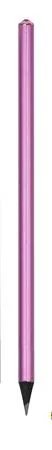 Ceruza, metál pink, rózsaszín SWAROVSKI® kristállyal, 14 cm, ART CRYSTELLA® 1 db