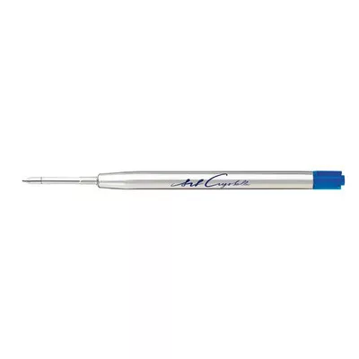 Golyóstollbetét, "SWR" Broadway, Rialto, Rimini, Royal, Oslo SWAROVSKI® tollakhoz, kék, 0,7mm, ART CRYSTELLA® 1 db