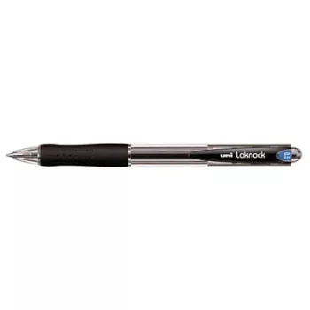   Golyóstoll, 0,3 mm, nyomógombos, UNI "SN-100 Laknock", fekete 1 db