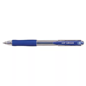   Golyóstoll, 0,3 mm, nyomógombos, UNI "SN-100 Laknock", kék 1 db