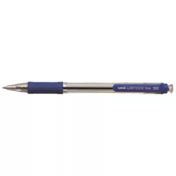   Golyóstoll, 0,4 mm, nyomógombos, UNI "SN-101 Laknock Fine", kék 1 db