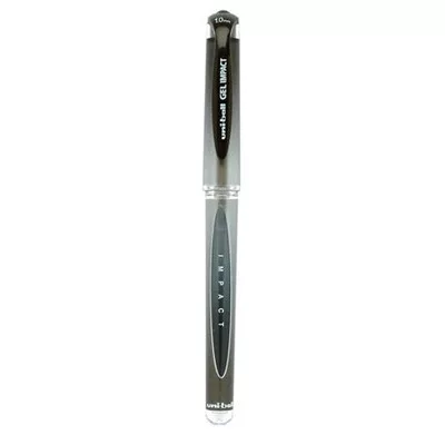 Zseléstoll, 0,6 mm, kupakos, UNI "UM-153S Gel Impact", fekete 1 db