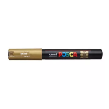   Dekormarker, 0,7-1,0 mm, UNI "Posca PC-1M", arany 1 db