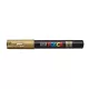 Dekormarker, 0,7-1,0 mm, UNI "Posca PC-1M", arany 1 db