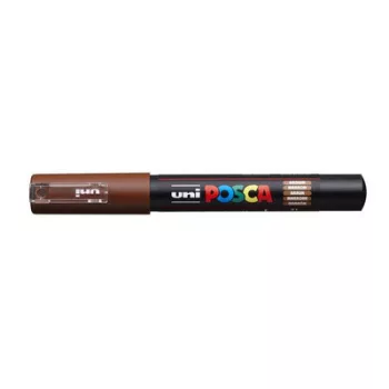   Dekormarker, 0,7-1,0 mm, UNI "Posca PC-1M", barna 1 db