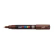 Dekormarker, 0,7-1,0 mm, UNI "Posca PC-1M", barna 1 db