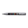 Dekormarker, 0,7-1,0 mm, UNI "Posca PC-1M", ezüst 1 db