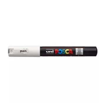   Dekormarker, 0,7-1,0 mm, UNI "Posca PC-1M", fehér 1 db