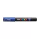 Dekormarker, 0,7-1,0 mm, UNI "Posca PC-1M", kék 1 db