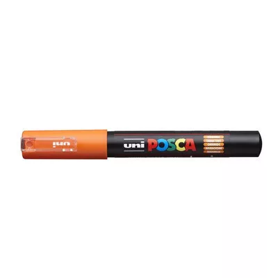 Dekormarker, 0,7-1,0 mm, UNI "Posca PC-1M", narancs 1 db