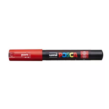   Dekormarker, 0,7-1,0 mm, UNI "Posca PC-1M", piros 1 db