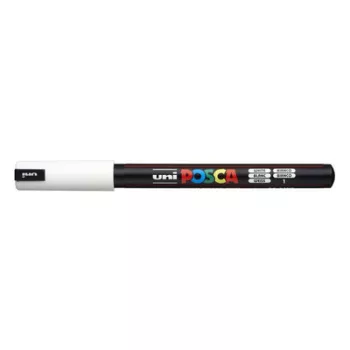   Dekormarker, 0,7 mm, UNI "Posca PC-1MR", fehér 1 db