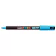 Dekormarker, 0,7 mm, UNI "Posca PC-1MR", világoskék 1 db