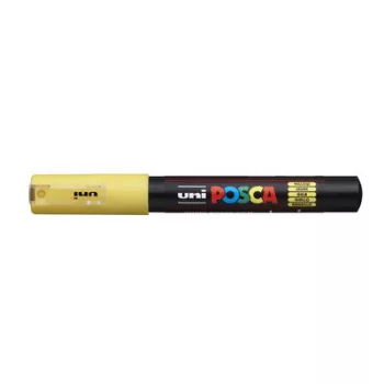   Dekormarker, 0,7-1,0 mm, UNI "Posca PC-1M", sárga 1 db