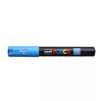   Dekormarker, 0,7-1,0 mm, UNI "Posca PC-1M", világoskék 1 db