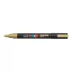 Dekormarker, 0,9-1,3 mm, UNI "Posca PC-3M", arany 1 db