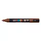 Dekormarker, 0,9-1,3 mm, UNI "Posca PC-3M", barna 1 db
