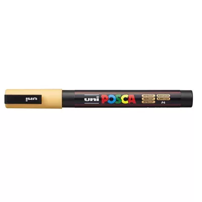 Dekormarker, 0,9-1,3 mm, UNI "Posca PC-3M", barack 1 db