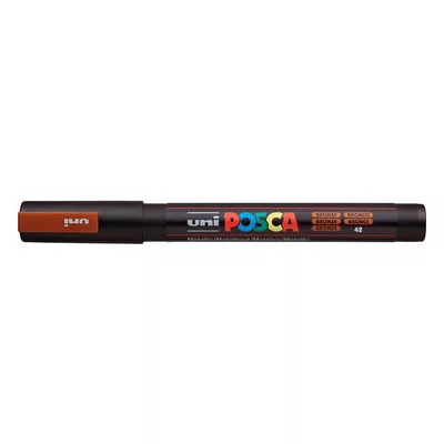 Dekormarker, 0,9-1,3 mm, UNI "Posca PC-3M", bronz 1 db