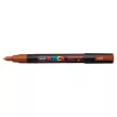 Dekormarker, 0,9-1,3 mm, UNI "Posca PC-3M", bronz 1 db