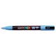 Dekormarker, 0,9-1,3 mm, UNI "Posca PC-3M", égszínkék 1 db