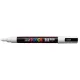 Dekormarker, 0,9-1,3 mm, UNI "Posca PC-3M", fehér 1 db
