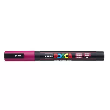   Dekormarker, 0,9-1,3 mm, UNI "Posca PC-3M", fukszia 1 db