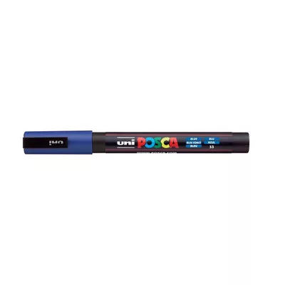 Dekormarker, 0,9-1,3 mm, UNI "Posca PC-3M", kék 1 db