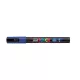 Dekormarker, 0,9-1,3 mm, UNI "Posca PC-3M", kék 1 db