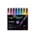 Dekormarker készlet, 0,9-1,3 mm, UNI "Posca PC-3ML", 8 különböző csillogó szín 8 db